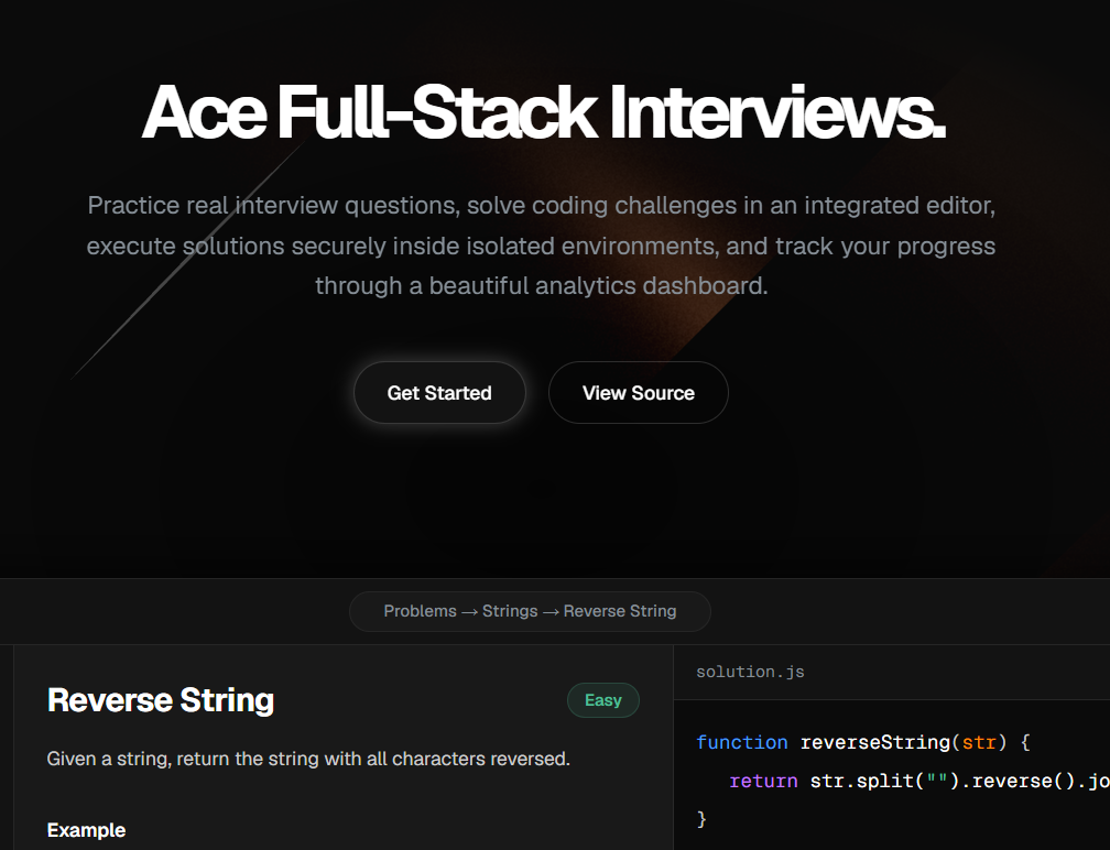 AI InterviewPrep Platform preview